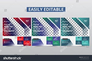 Medical Social Media Advertising Template Digital Stock Vector (Royalty Free) 1809751597 | Shutterstock