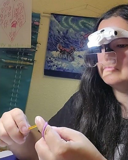 Craft Magnifying Glass with 4 Led from ARTDOT