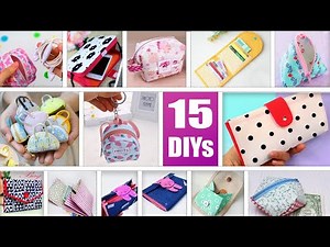 15 SUPER AWESOME DIY POUCH IDEAS 2021 FULL COLLECTION Purse Bag Tutorial