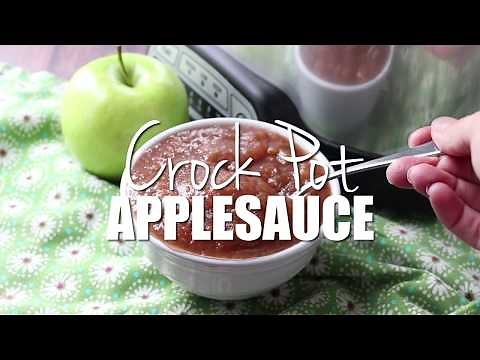 How to make: Easy Homemade Crock Pot Applesauce