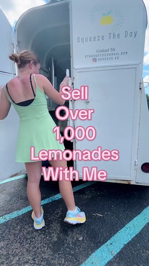 It’s our first weekend with two Squeeze-E’s locations, and we ended up selling over 1,000 lemonades! #lemonadebusiness #freshlemonade #foodtrucklife