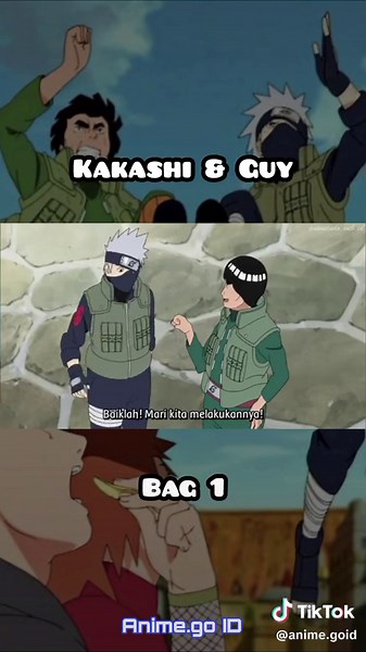- Kakashi & Might Guy -#naruto #narutoshippuden #konohagakure #konoha #rewatch #anime #animation #kakashi #guy #fyp #fypシ