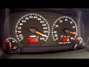 VW Golf 3 VR6 Turbo 0-280 Acceleration Sounds