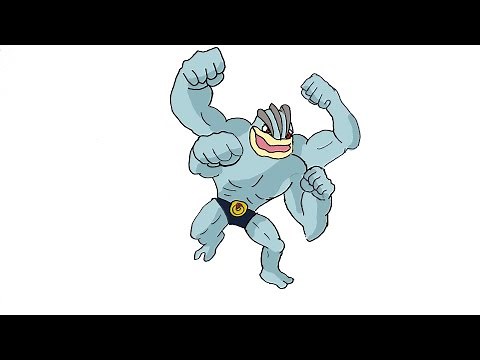 How To Draw Machamp (POKEMON)