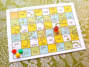 Printable PDF Phonics Phases 2,3,4,5,6 Snakes and Ladders Games X 11 Sets - Etsy