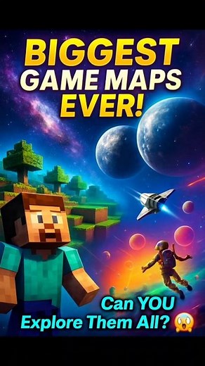 BIGGEST Game Maps Ever 😱 | This One Is Literally Infinite!