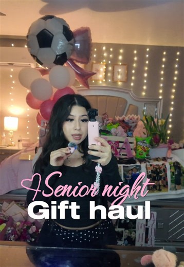 Senior Night Gift Haul Celebration