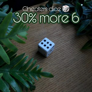 Loaded Cheater Dice for Pranks 30% 6 - Prank Dice - Fake Dice - Loaded Dice - Pranking Gift - Better Dice - Funny Loaded Dice Prank - Etsy