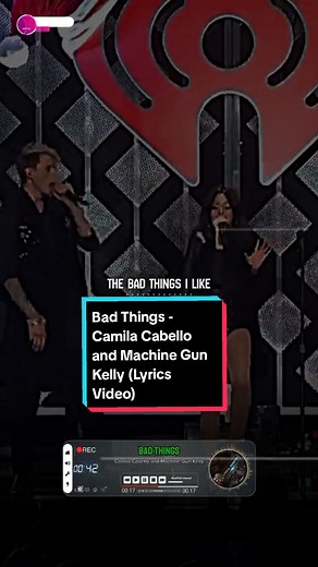 Bad Things - Camila Cabello and Machine Gun Kelly (Lyrics Video)