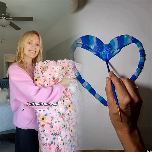 My puff quilt tutorial. The kittens are in love with this blanket now #tutorial #puffquilt