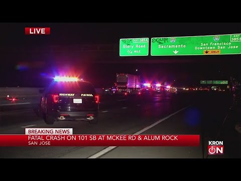 Deadly crash closes Hwy 101 in San Jose