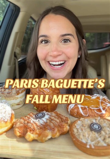 Let’s try Paris Baguette’s NEW Fall Menu 😍🍂🍎 @Paris Baguette US #fall #foodie #review #parisbaguette #ad