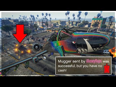 How To PERFECTLY Troll Griefers With A B11 Jet on GTA Online!