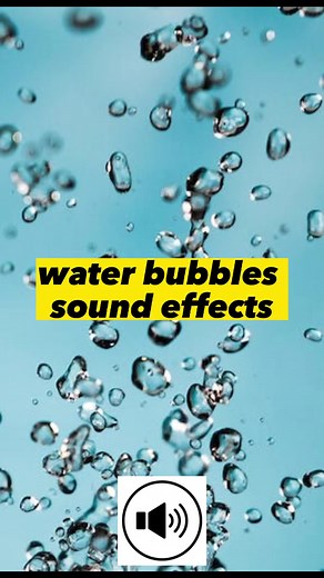 Water Bubbles Sound Effects Compilation