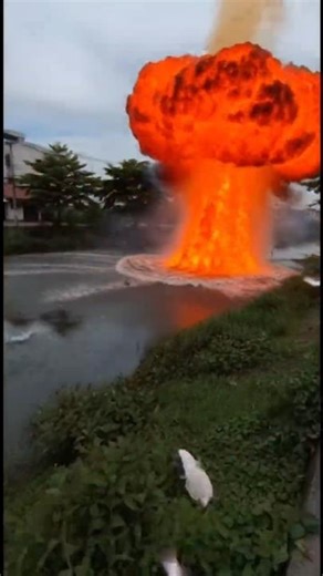 Fish Suddenly Scatter After a River Disturbance #reels #automobile #kucinglucubandung