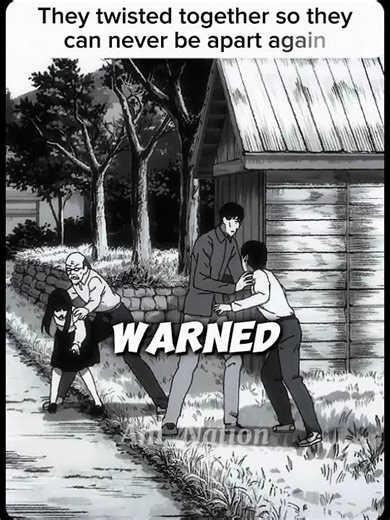 They twisted together. 😨😱| Uzumaki: Spiral into Horror #anime #shorts