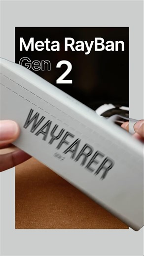 Ray-Ban Meta Gen 2 unboxing all the upgrades #smartglasses #raybanmeta #tech