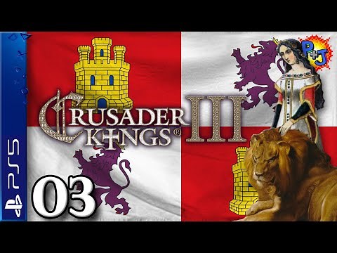 Let's Play Crusader Kings 3 III PS5 | CK3 Console Gameplay Castile / Spain Jimenez Dynasty Episode 3