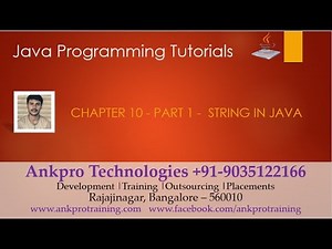 Java for beginners - Chapter 10 : Strings How to create a string object? What is immutable? - Part 1