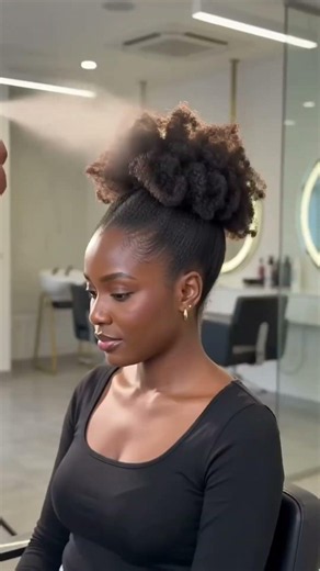 The Perfect Fulani Braids & High Puff #shorts