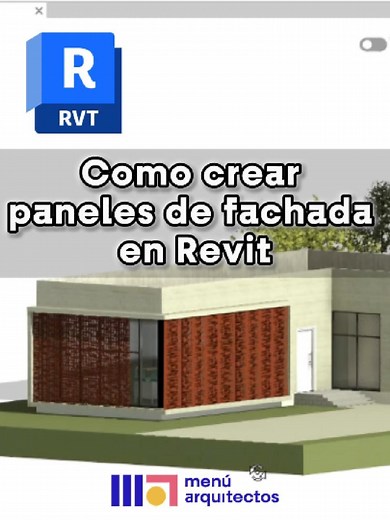 Crear paneles perforados en Revit desde cero