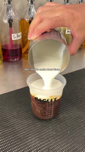 Mont Blanc Coffee Now Available at Bagel's by Dapoerbarru