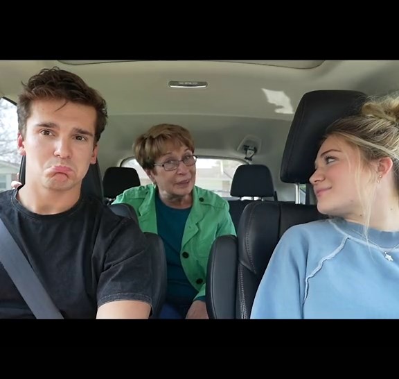 Reading HATE comments w/ my Grandma (YouTube video link in bio) #mattandabby