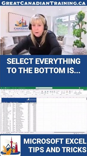 Stop Scrolling! Use This Excel Shortcut Instead