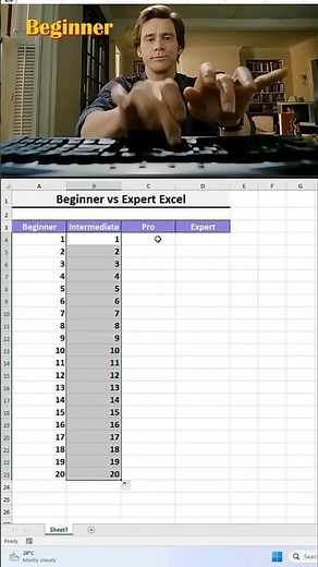 Beginners Type... Experts Use Formulas 😱💯