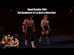 WWF Royal Rumble 1994 - The Quebecers (c) vs Bret & Owen Hart
