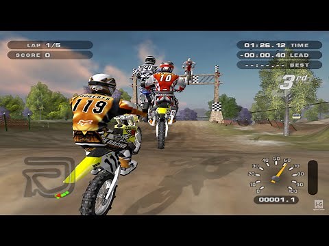MX Unleashed - PS2 Gameplay (4K60fps)