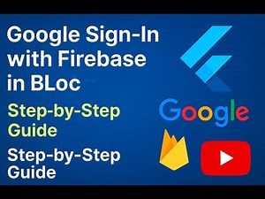 Google Sign-In with Firebase in Flutter using BLoC | Step-by-Step Guide