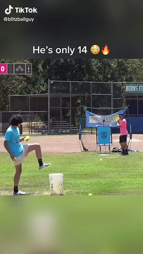 Youngster Giani Throws Impressive Blitzball Pitches