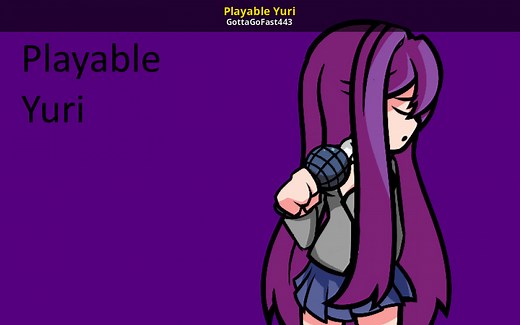 Playable Yuri Mod for Friday Night Funkin' | FNF Mods