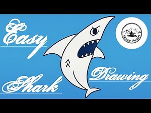How to Draw a Shark || Easy Step by Step || Easy Shark Fish Drawing for Beginners