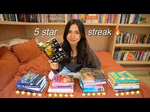 How many 5 star books can I find in a row?