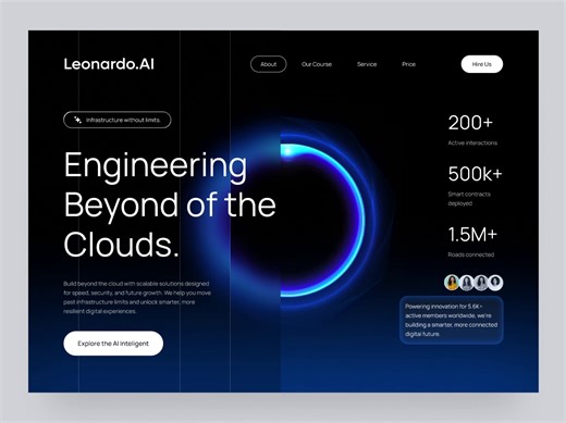AI-Powered Cloud Engineering Landing page