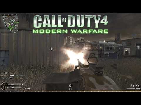 M60 on Bog | Call of Duty 4: Modern Warfare Multiplayer Gameplay