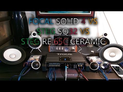 THE BEST CERAMIC HIGH END SPEAKER STEG RE 65C VS FOCAL SOLID 4 VS STEG SQ32 #FredNsound (INT)