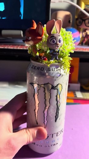 Zootopia Monster Can Plant DIY #zootopia #diyideas #diyplant