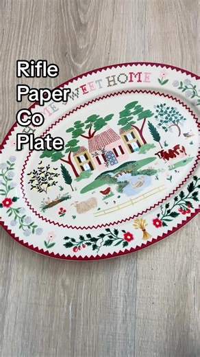 New plate wall addition from Rifle Paper Co. #platewall #riflepaperco #plates @Rifle Paper Co.
