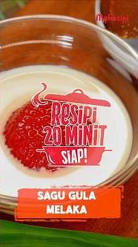 Sagu Gula Melaka | Resipi 20 Minit Siap #pencucimulut #dessert