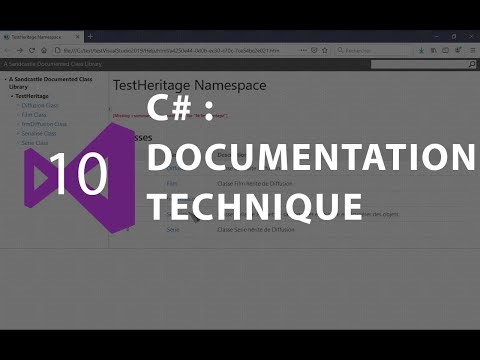 C# : Documentation technique