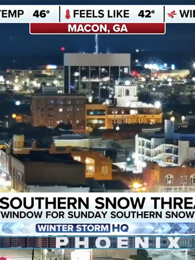 Historic Snowfall Expected in Southeast US This Weekend