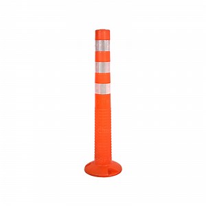[Hot Item] Flexible Plastic Warning Post Bollards with High Visibility Reflective Film