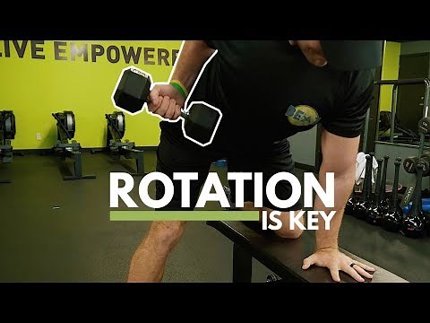 ROTATION IS KEY 🔑 | Rotational Dumbbell Row Tutorial