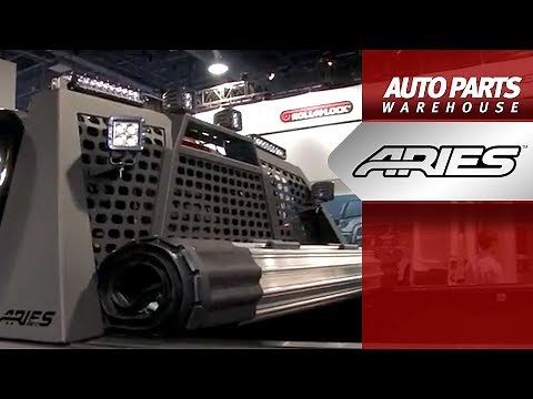 TONNEAU COVER or RACK? Do both with the new Aries Switchback Headache Rack!