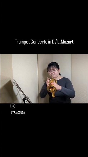 Trumpet Concerto in D / L.Mozartトランペット協奏曲ニ長調/レオポルト・モーツァルト #trumpet #トランペット