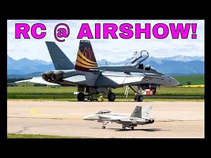 RC PILOTS AT AIR SHOW - Opening full scale airshow with RC Jet Flights