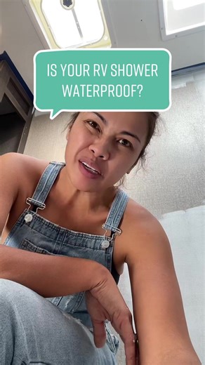 Do a double take in your RV shower. Resealing the edges with silicone will save you a major headache in the future. You’ll thank me later. #rvbathroom #rvbathrooms #rvbath #rvbathtub #rvshower #rvshowerhacks #rvshowerremodel #reseal #rvsealant #rvtoks #rvtok #rvtiktok #rvtiktoks